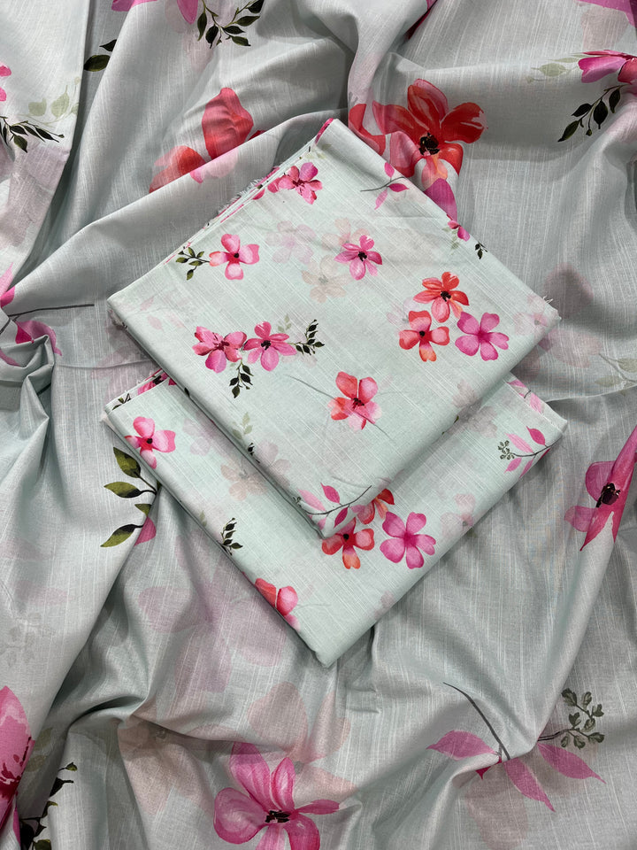 (Unstitched) 3Pc Khaddar