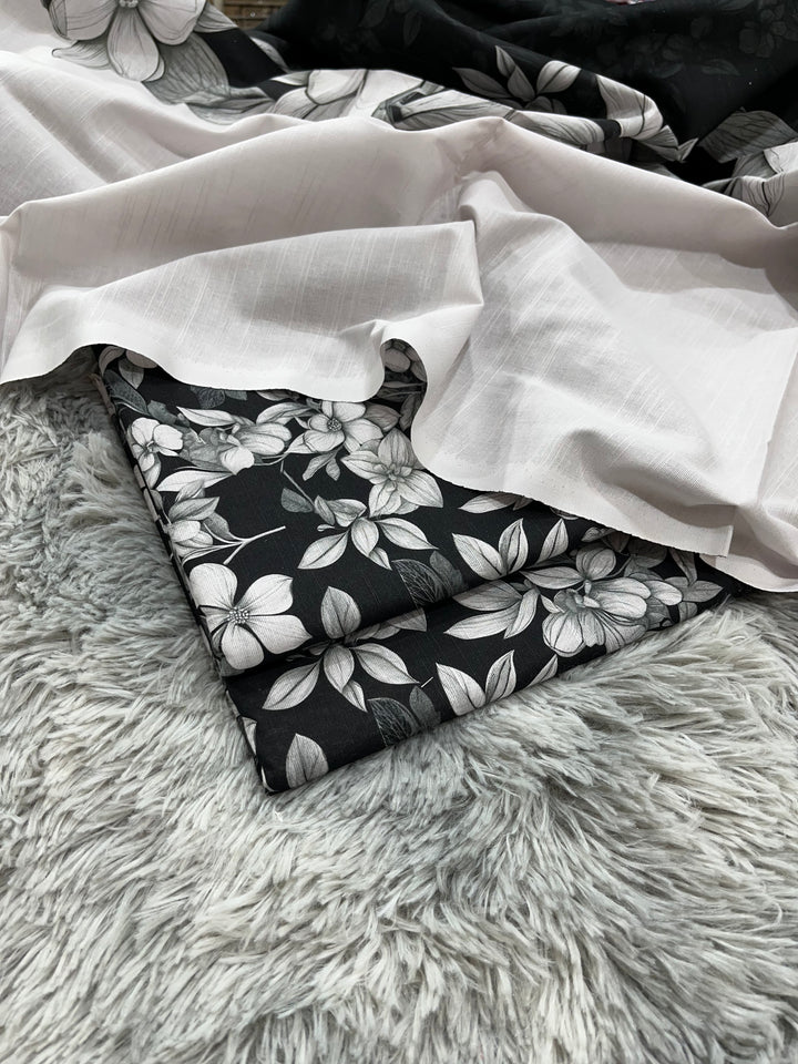 (Unstitched) 3Pc Khaddar