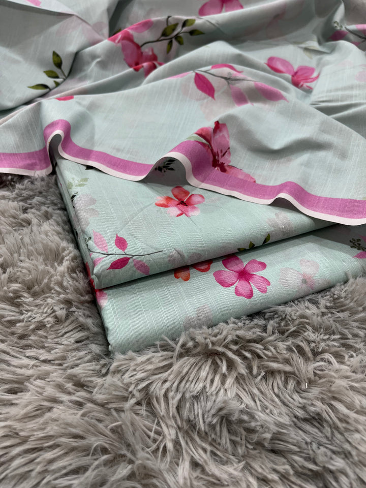 (Unstitched) 3Pc Khaddar