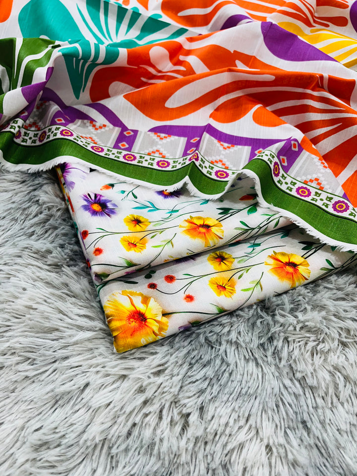 (Unstitched) 3Pc Khaddar