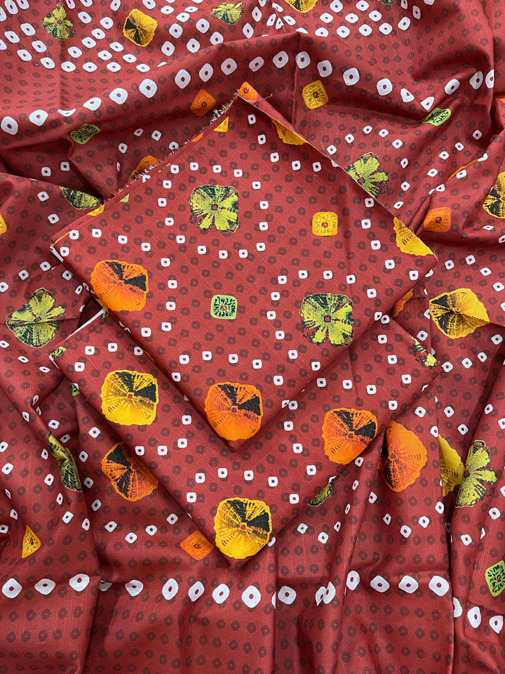 (Unstitched) 3Pc Khaddar