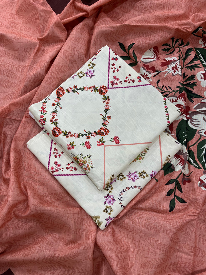 (Unstitched) 3Pc Khaddar