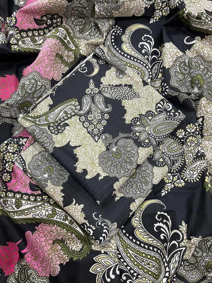 (Unstitched) 3Pc Khaddar