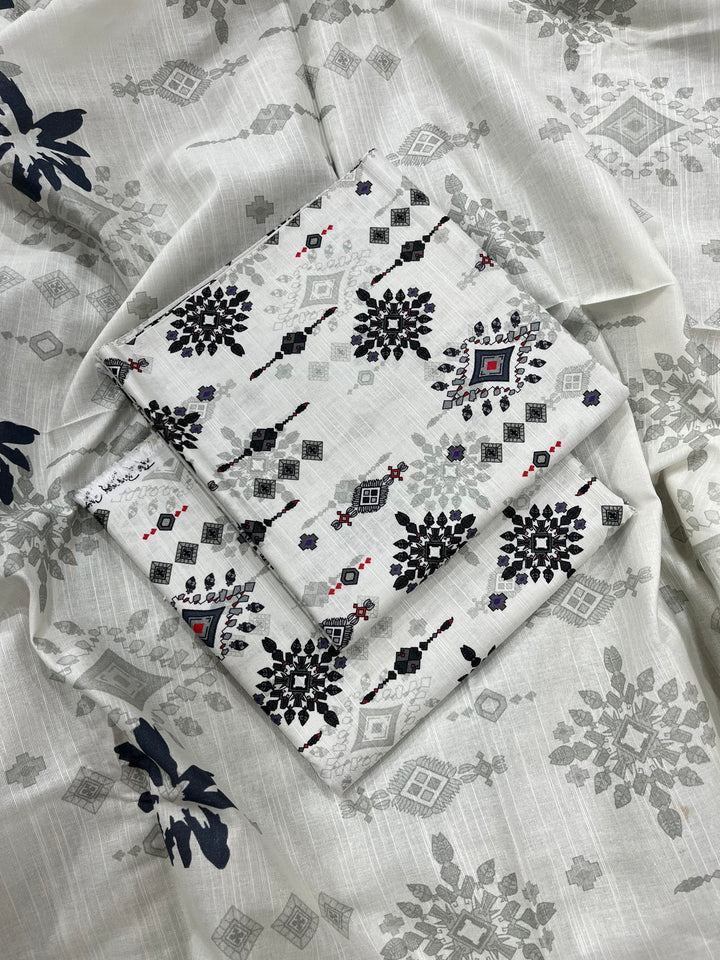 (Unstitched) 3Pc Khaddar