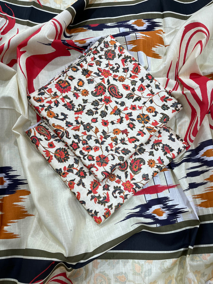 (Unstitched) 3Pc Khaddar