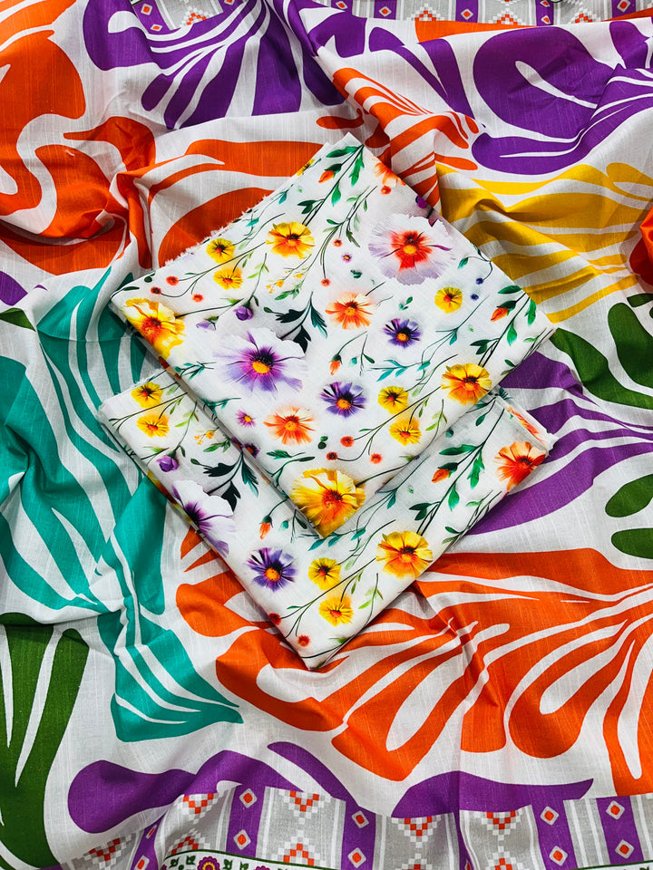 (Unstitched) 3Pc Khaddar