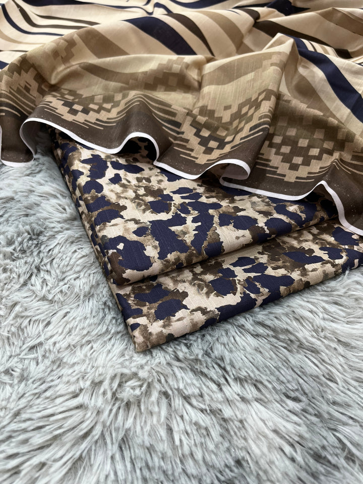 (Unstitched) 3Pc Khaddar