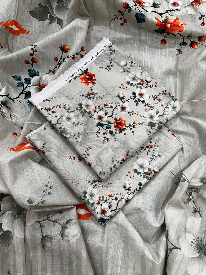 (Unstitched) 3Pc Khaddar