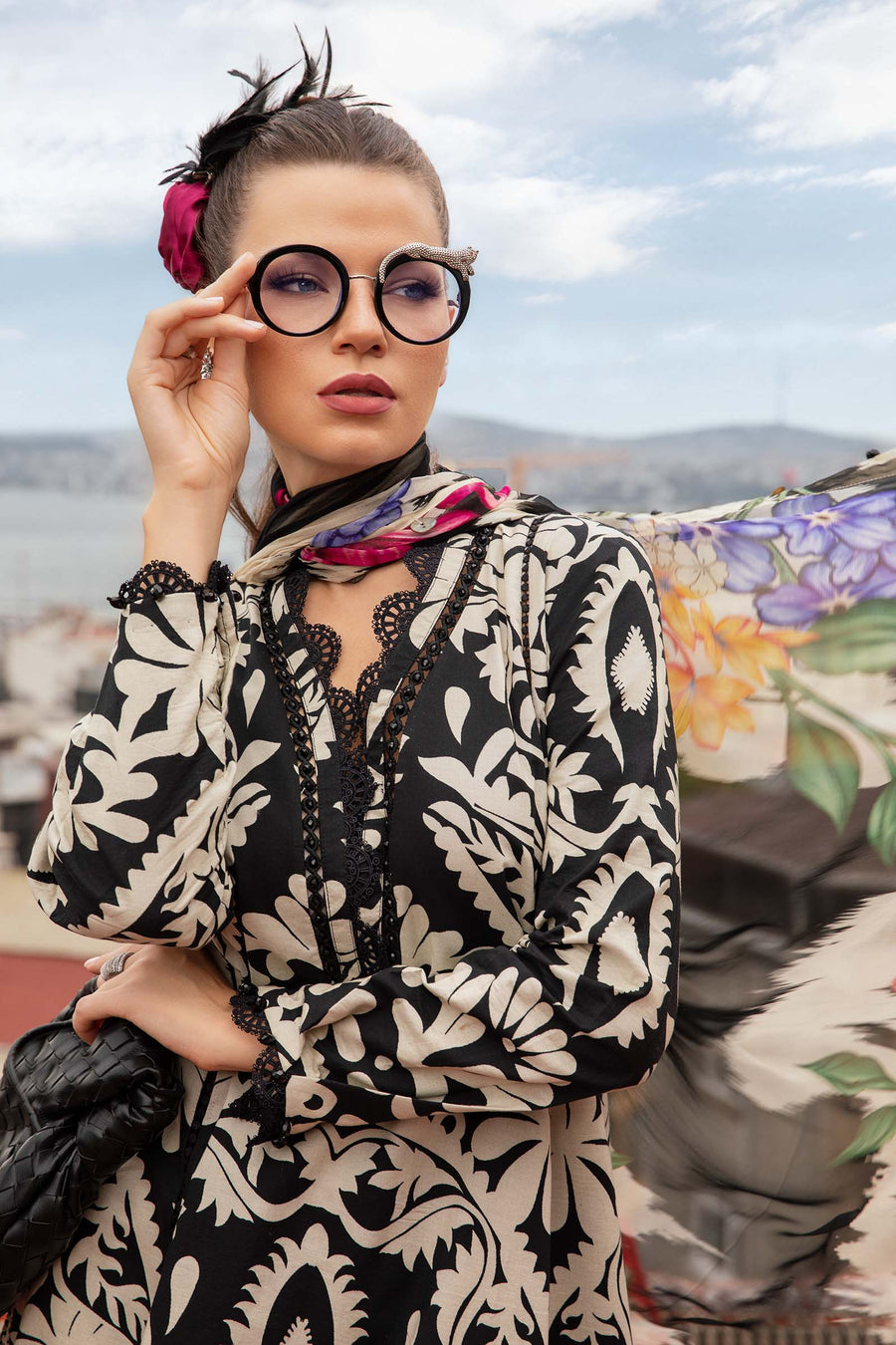 (Unstitched) Digital Printed Linen 3(Piece)