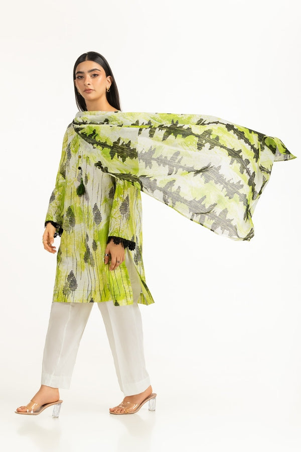 (Unstitched) Digital Printed Linen 3(Piece)