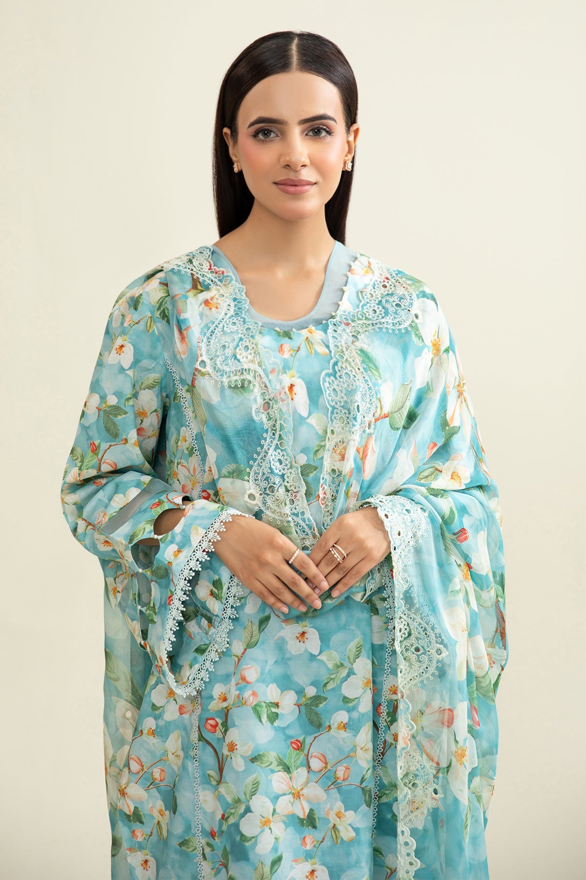 (Unstitched) Digital Printed Linen 3(Piece)