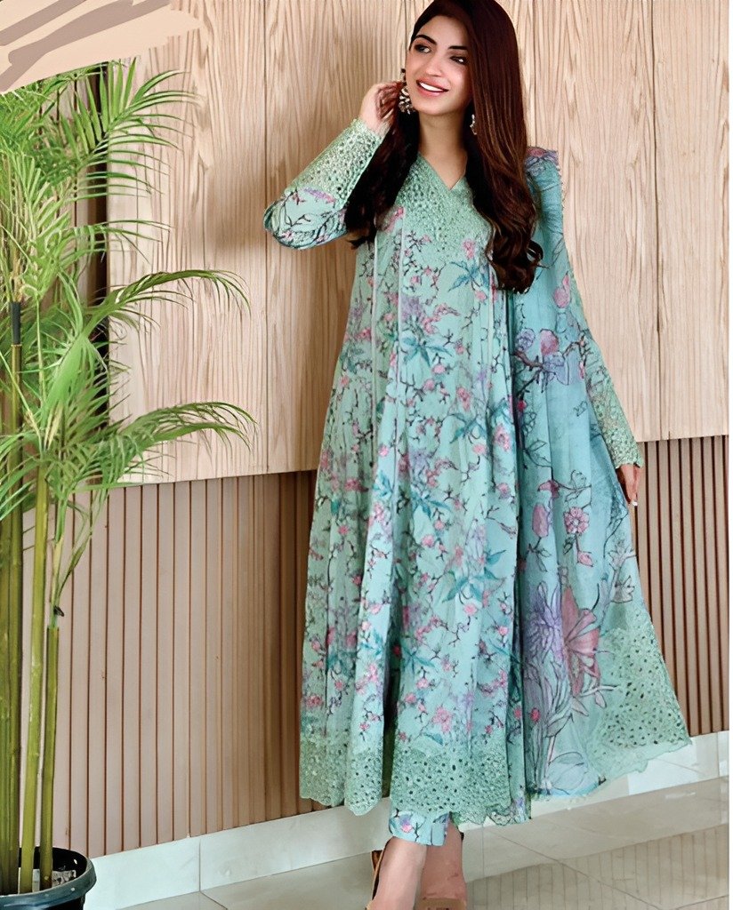 (Unstitched) Digital Printed Linen 3(Piece)