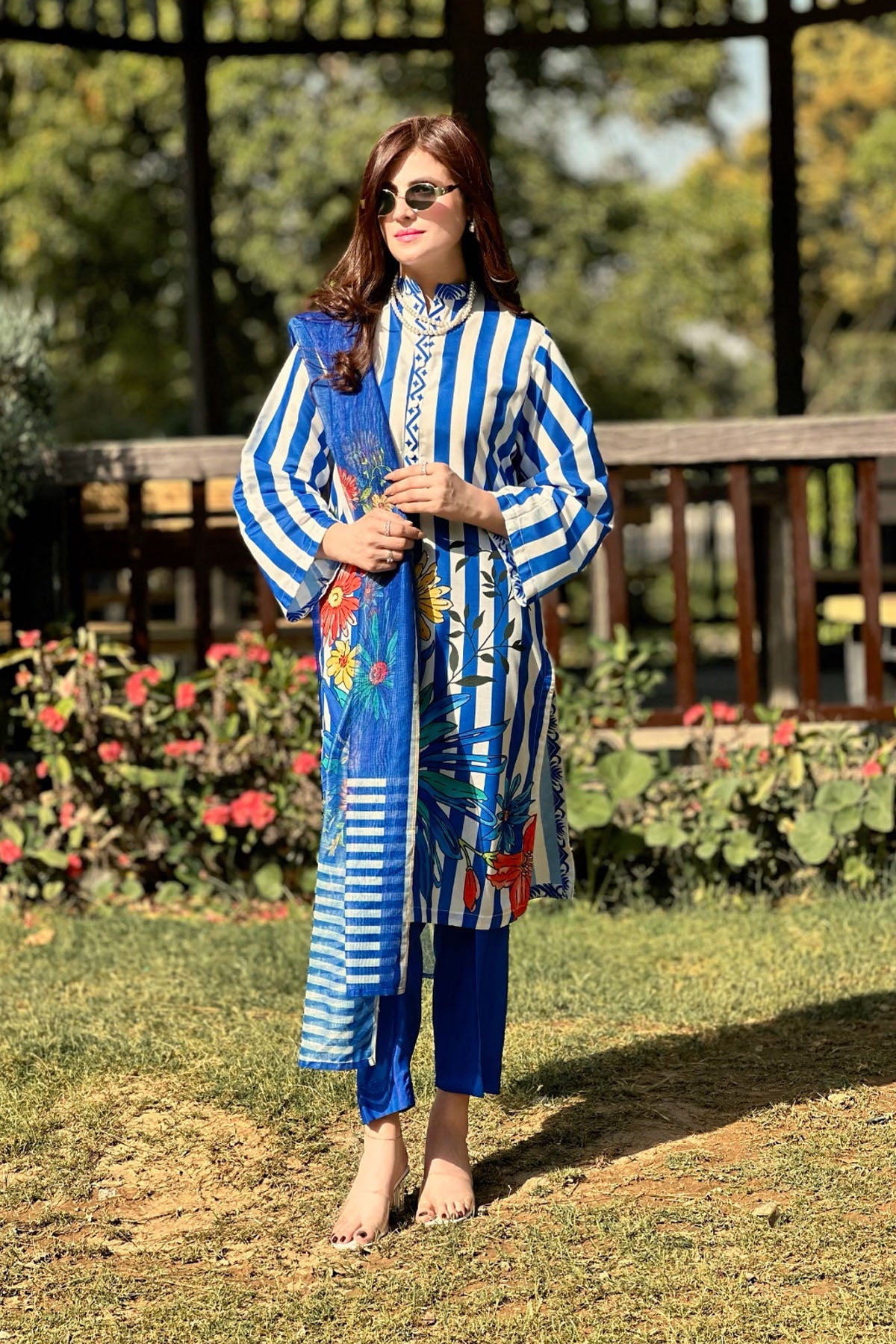 (Unstitched) Digital Printed Linen 3(Piece)