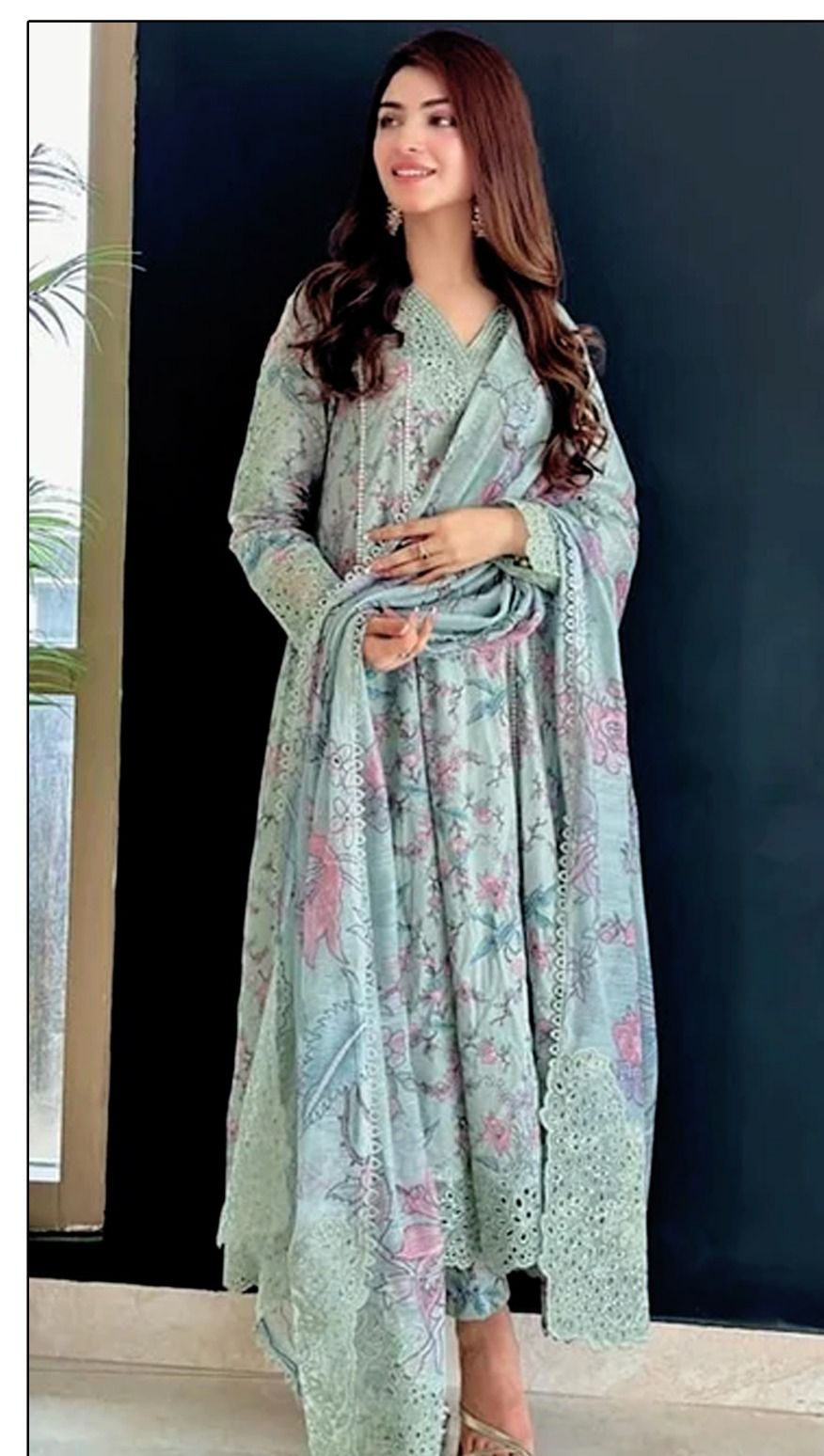 (Unstitched) Digital Printed Linen 3(Piece)