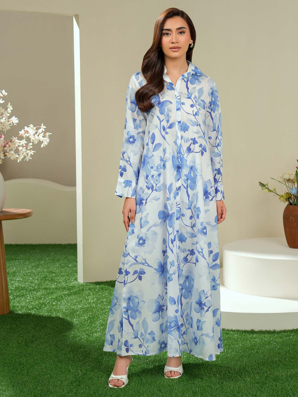 (Unstitched) Digital Printed Linen 3(Piece)